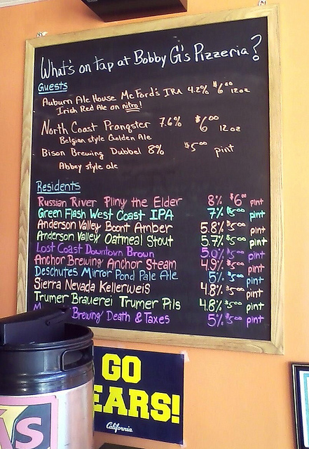 Remember when the taplist looked like this?